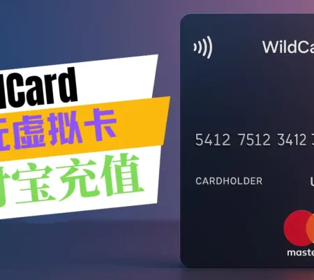 WildCard卡美元虚拟卡——支付宝充值，对中国人最友好的海外支付虚拟卡！